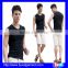 wholesale promotion blank plain dyed anti-pilling 100% cotton round neck sleeveless shirts men