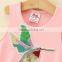 Hot Mom And Daughter Dresses Summer Sleeveless Pink Printed Mother And Kids Family Matching Clothes Design With Fish Cut