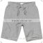100% organic cotton fleece mens plain sweat shorts in grey / navy blue / black with back pocket