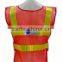 China manufactory high quality dry fit mesh safety reflective work vest