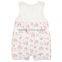 Hot selling cotton and lace baby girl birthday suit romper