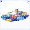 Custom made1.5m diameter large printed round beach towel