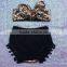 Black sequin baby diaper cover sequin shorts with headband