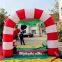 3m Height Inflatable Christmas Arch with Santa for Entrance and Outdoor Decoration