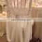 High Quality Lace Chiffon Chair Covers for Weddings with Ruffles