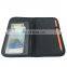 Waterproof Black Tarpaulin RFID Wallet For Passport And Money