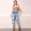 2016 Fashion Palazzo Pants Ladies Jeans Top Design,Latest Design Jeans Pants