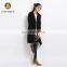 Top Quality Latest Design Black Long Wool Winter Coat