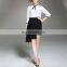 New Arrival Special Designs Black Skirt Lace Slim Body Short Dress For Ladies