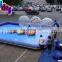 Paddle boat blue color big inflatable swimming pool For School