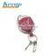 plastic steel cord retractable pull keyring holder Badge Reel Keyring reel