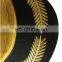 gold braid door man cap/service cap with embroidery visor