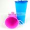 Outdoor Environmental Foldable Drinking TPU Soft  Water Cup For Running Fishing Camping