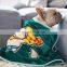 New design Dog cat warm fleece blanket customized  cartoon blanket