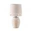 new design of rattan pattern desk lamp and China ceramic meterial table lamp