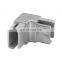 AISI 304/316 Stainless Steel 90 Degree Sanitary Elbow 25X13mm Square Pipe Connector Fittings