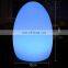 PE remote control colorful cordless rechargeable led table lamp shade
