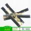 15#plated Gold Open End Big Metal Zipper
