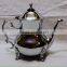 SIlver Plated Stainless Steel Coffee Spout Kettle