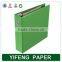 gray PP diagonal material box file with rubber fastener