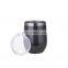 Wholesale Vacuum Double Wall Egg Shape Mug Keep Hot And Cold With Slip Lid Drinking Coffee Mug