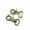 Metal Rotary Die Casting Spring Solid Brass Heavy Duty Swivel Key Ring Snap Hook Handbag