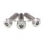 special custom size safety anti theft screws stainless steel 304 screw with screwdriver