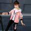 Girls' suits 2021 new autumn school wear children's sports hooded jacket trousers two-piece suit