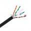 solid pe insulated 300m 4pair cat6 network cable utp lan cable