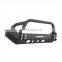 Auto Car Accessories Steel Front Bumper With D-rings For TJ Front Bumper Guard For Wrangler YJ 87-06