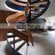 Luxury LED Solid Wood Spiral Staircase With Balustrades