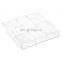 Clear Desk Drawer Organizer Tray 6 Section Acrylic Makeup Tray with Divider