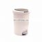 Household kitchen trash container foot pedal step plastic waste bin