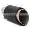 Stainless steel dual carbon fiber exhaust muffler pipe / muffler tips