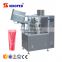High Speed Full Auto Ultrasonic Plastic Lami Collapsible Tube Filler Hand Cream Tube Filling and Sealing Machine for Cosmetic