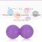 Double Lacrosse Balls for Yoga Therapy, Foot & Pain Relief Peanut Ball