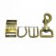 Antique brass  Dog Collar Dog Leash hardware Metal Quick Side Release Buckles D ring snap hook Slider