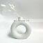 Modern Decorative Handmade Art Porcelain White Round Ceramic Irregular Flower Vase Nordic Dropshipping