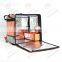 Bicycle insulation for hot lunch food pizza box delivery bag backpack