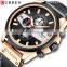 CURREN New 2021 Men's Casual Sports Watch Men's Blue Top Brand Luxury Military Rubber Watch 8394
