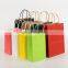 Ready to Ship - Recycle and Natural Brown Kraft Packaging Bag Take Away Shopping Paper Bag With Twisted Handle