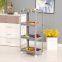 Multifunctional removable corrosion-resistant plastic household kitchen shelving cleft storage rack large size