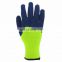 Mens wholesale industrial high visibility large thermal latex coated gloves