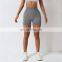 Seamless Scrunch High Waisted Biker Shorts Women Factory Sale Butt Lifting Sports Leggings 87nylon 13spandex