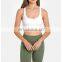 Wholesale Custom Logo Womens Tie Dye Yoga Sports Bra Push Up Elastic Fitness Cross Back Crop Tops Outfit Exercise Training Bra