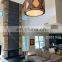 American Retro Country Style Art Design Clothing Store Living Room Dining Room Restaurant Bar Round Wooden Chandelier
