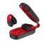 Ear clip earphone HiFi Stereo Sound Wireless Waterproof Ear Bone Conduction Earring Led Open Ear Air Conduction Headphone
