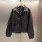 Jacket en cuir de mouton de Haining pour femme, modèle court et tendance, style casual et ample, pour le printemps, l'automne et l'hiver