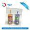 embossed colored plastic double wall plastic mason jar