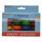 Make the cube with 7 colorful crayons
